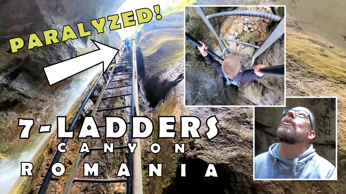 birdieandbambam's tweet photo. "Seven Ladders Canyon | Brasov Romania | Thrilling Waterfall Hike | 360° Cam"

▶️ https://t.co/DHCKQUxlMZ

* 7-Ladders Canyon 🪜⛰️
* Romanian Soldiers 🇷🇴 🪖
* Coca-Cola Town 🥤
* Refueling Debacle ⛽️
* Bye Bye Bucharest ✈️🇩🇪

#7Ladders #SevenLadders #Brasov #Romania #Waterfall https://t.co/CdLKgP1F0w