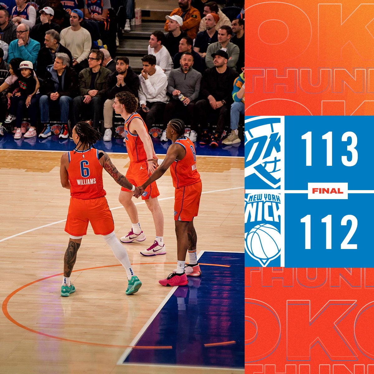 okcthunder's tweet photo. Hard work pays off ⚡ https://t.co/OEuChgJ955