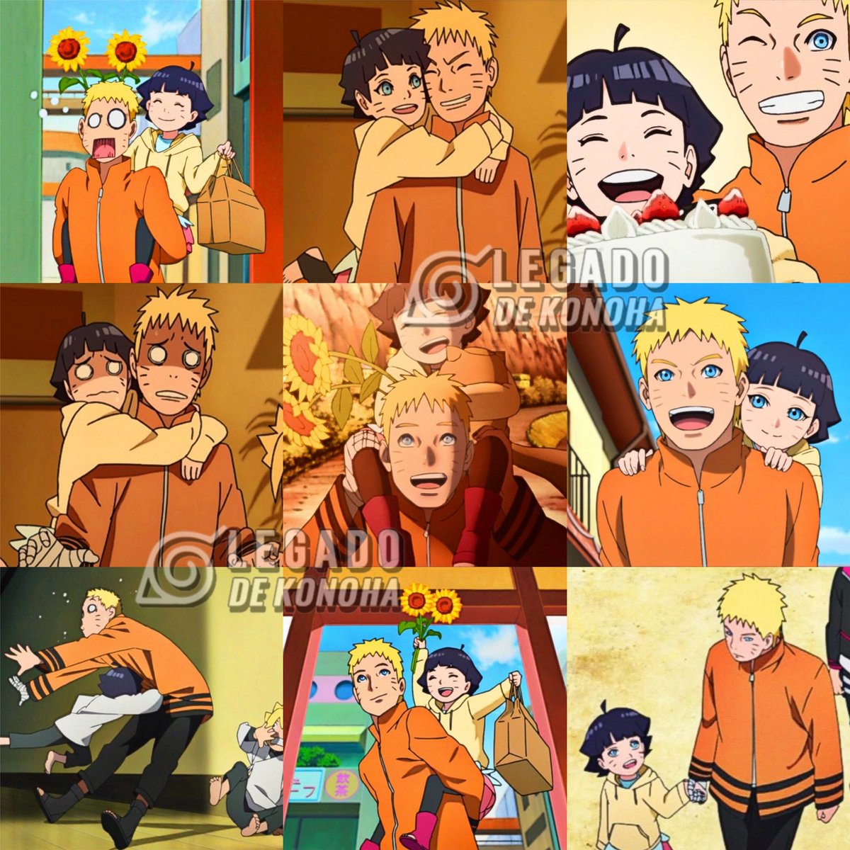 Naruto sendo pai de menina 🧡🧡