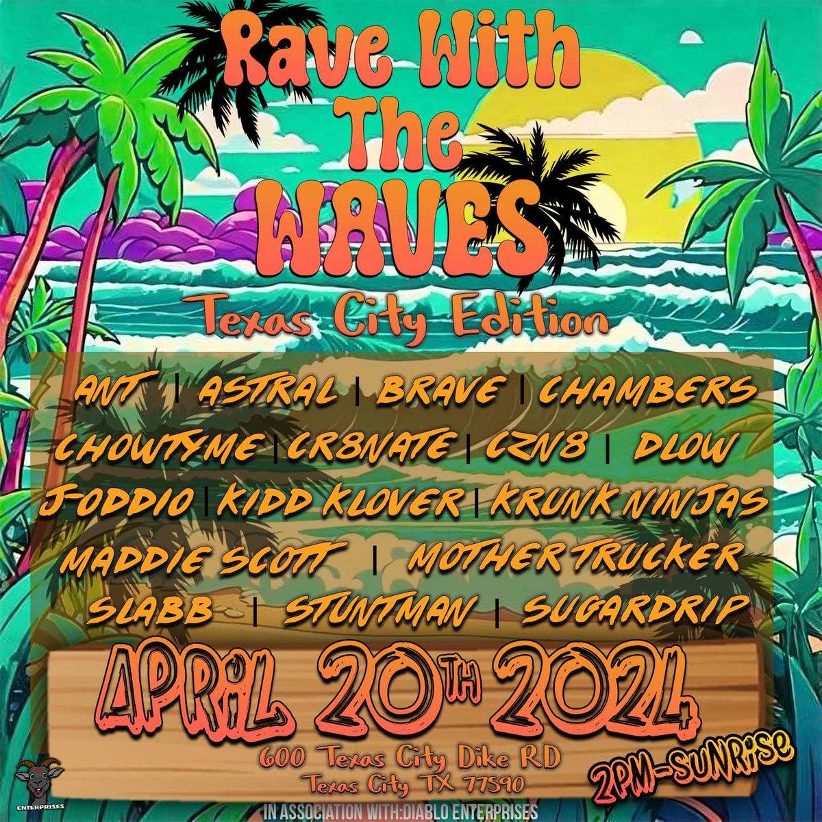 And dj’ing here on the beach