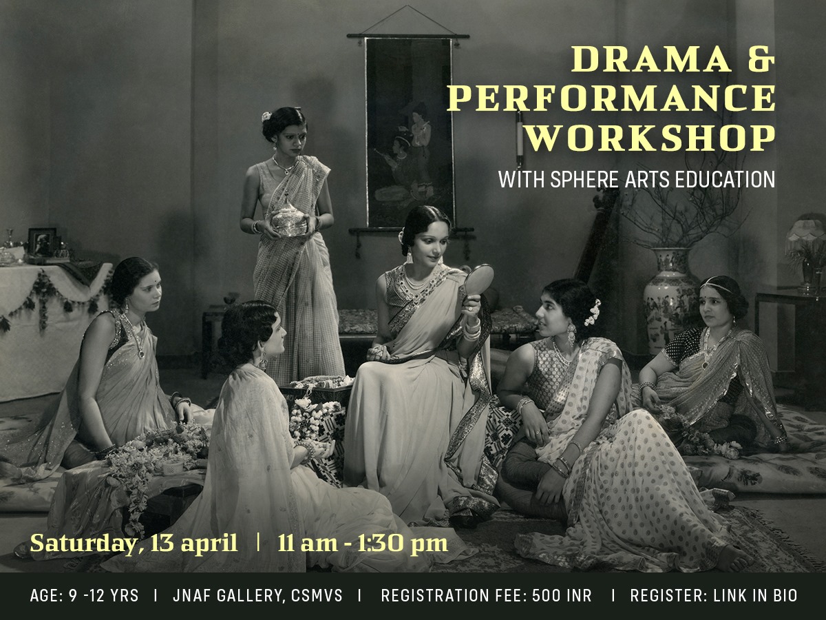 #KidsWorkshop Glimpse into the dramatic world of Indian Cinema, while exploring performance & voice based skills through simple improvisations & scene making Facilitated by Gargi Datar, kathak dancer, actor & educator with Sphere Arts Education Register: forms.gle/vE5KrxNoR1N81f…