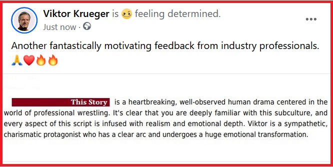 Another fantastically motivating feedback from industry professionals. 🙏❤🔥🔥
#WritingCommunity #FirstFeedback #ScreenplayCompetition