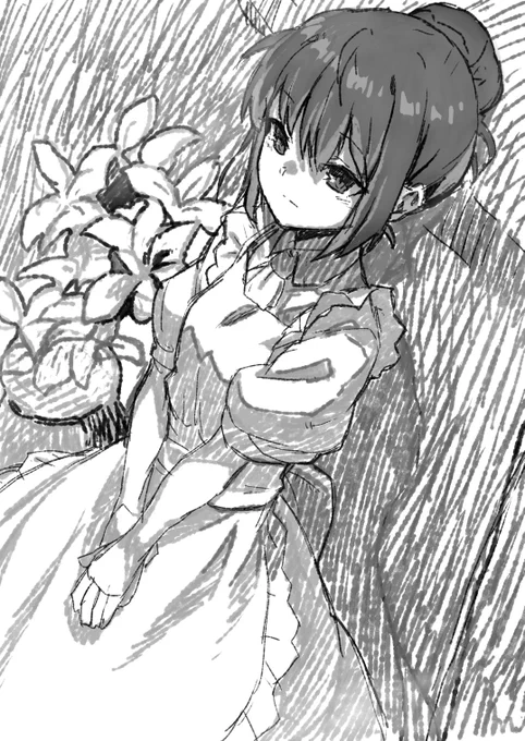 アイビスペイントを使って初めてのiPadで描いてみました。
慣れないとむずかしい⋯ 