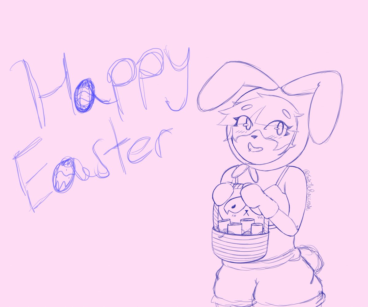 Happy Easter 🐰 
(Enjoy my last second sketch because I literally forgot today was Easter 😅)

#Easter #HappyEaster #EasterBunny #EasterBunnies #sketchart