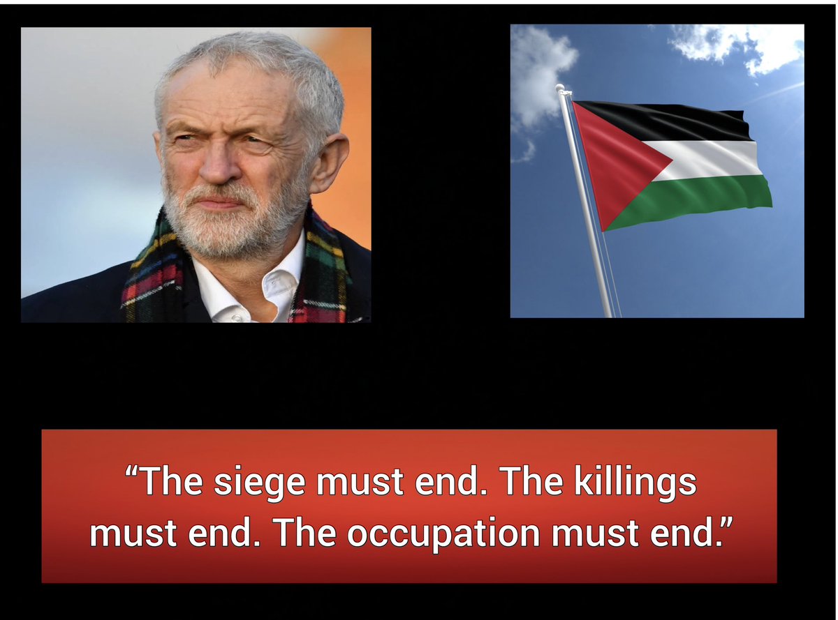 Retweet if you agree with Jeremy Corbyn 🇵🇸