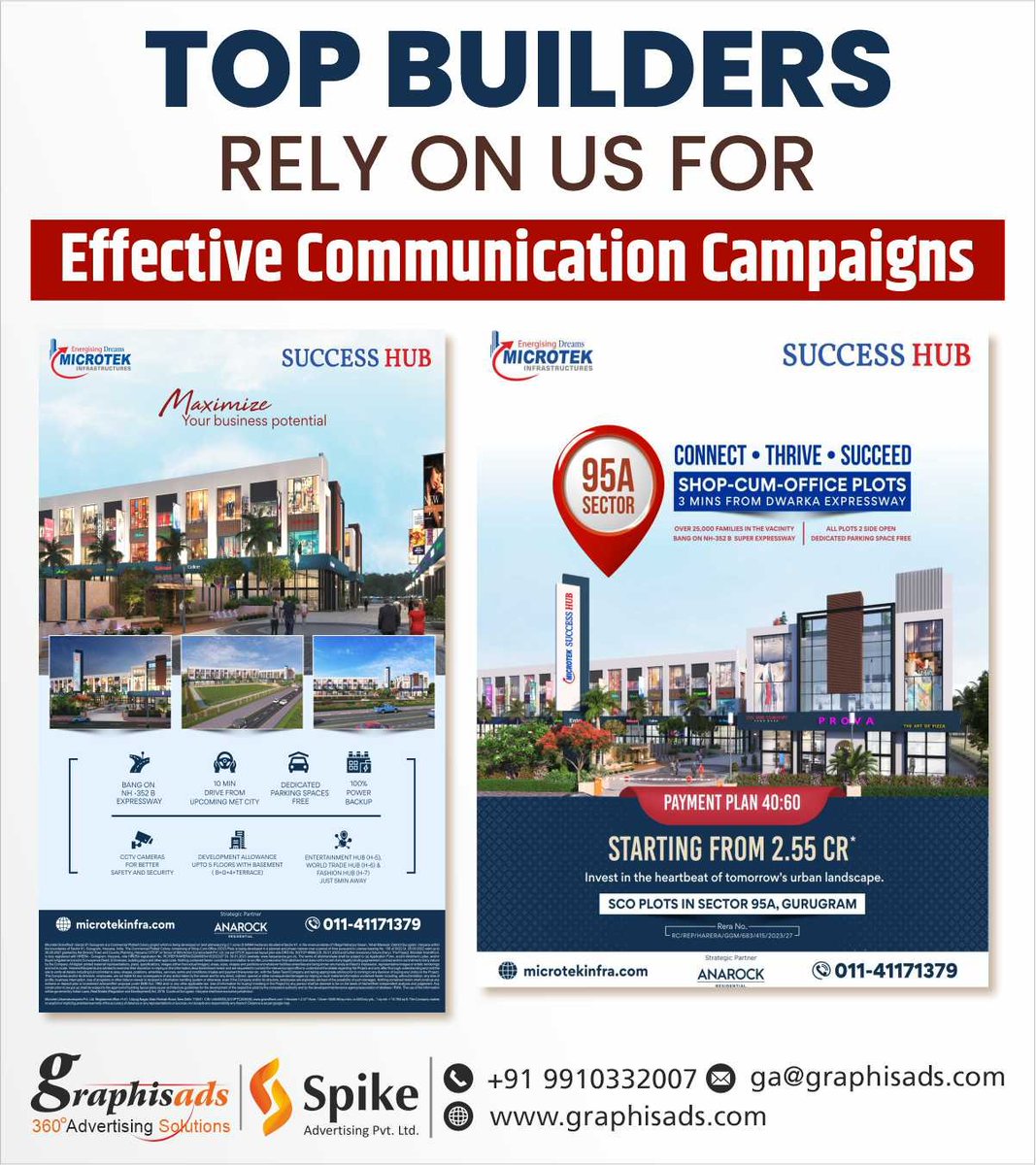 graphisads's tweet image. Our expertise in Print Media campaign choice of leading Real-estate clients.. Graphisads

#Microtek #realestate #advertiseyourbrand #printmedia #printadvertising #graphisadslimited #advertisingagency #advertiseagencyindelhincr #360degreeadvertising