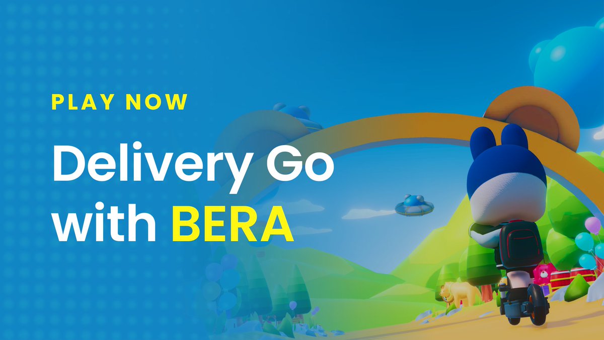 It's Time to Meet the New and Improved Delivery Go for BERA🎉
Earn rewards on the BERA network ON-CHAIN🔥

1. Earn 50Coin from Delivery Go
2. Click [Claim Point]
3. Points will be awarded once the transaction is completed

redbrick.land/web3-portal/be…

More content will be onboarded