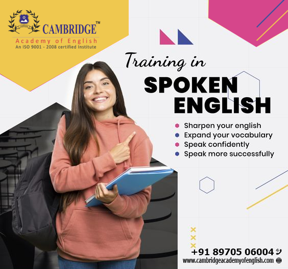 Embark on a journey to fluent communication with Cambridge Academy of English in Bangalore. Our renowned institution offers dynamic spoken English training classes tailored to your needs.
Join us and unlock the power of clear, confident English! cambridgeacademyofenglish.com