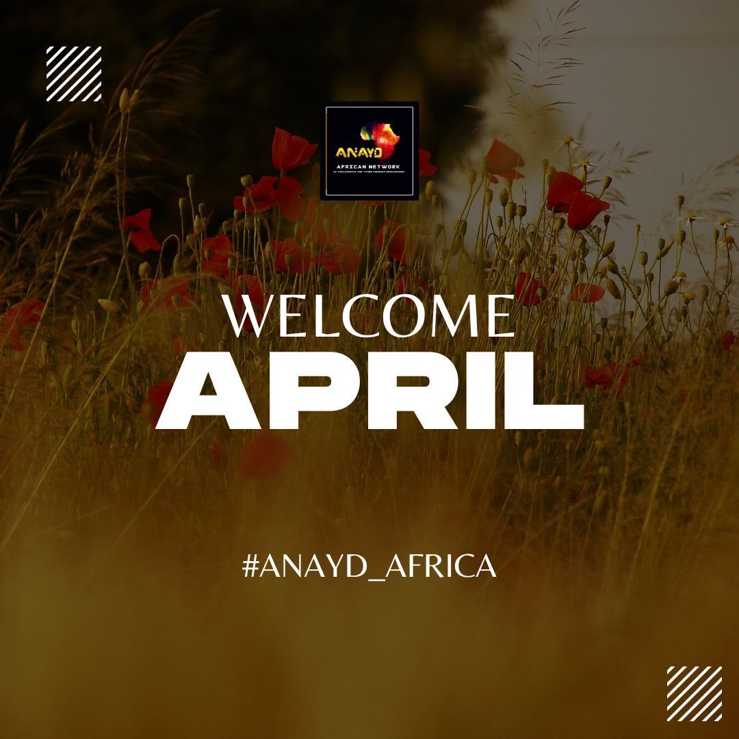 Welcome to April - a month filled with new beginnings, fresh opportunities, and blooming achievements! Let's embrace the season of growth and make this month our best yet! 💼🌱 #NewMonth #April #ANAYD_Africa