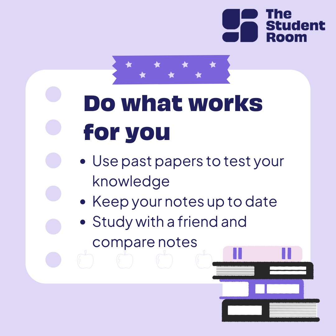 We've pulled together all  the best tips from our members at The Student Room to help you start your GCSE and A Level revision. 📚

Read more 👉 ow.ly/Wlbg50QXsLk

#Revision #RevisionTips #Exams2024 #Exams #Exams24 #GCSE #ALevels #TheStudentRoom