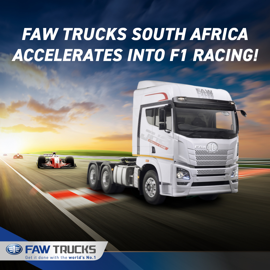 From construction sites to the racetrack, FAW Trucks South Africa is ready to show off its speed and precision in the world of F1 Racing! 

Get ready to witness the power of pure performance! #FAWTrucksSA #WeMakeItHappen #FullThrottle #AprilFools