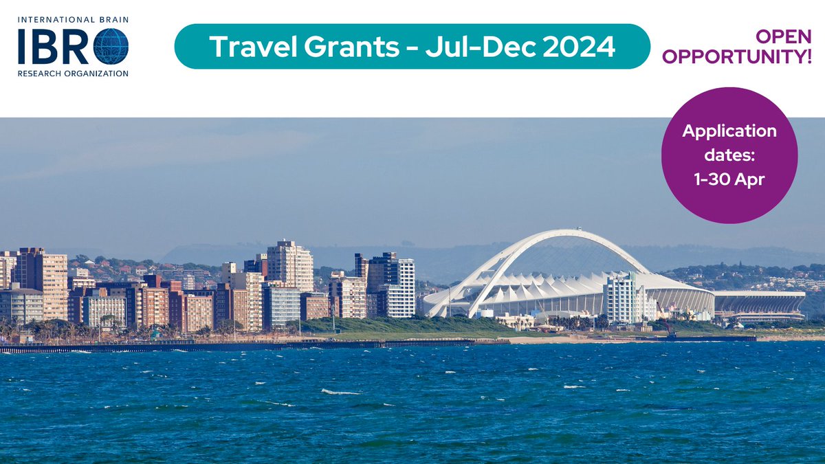 🧠 ✈️ Are you planning to attend a #neuroscience conference between Jul-Dec 2024? We are now calling for applications to #IBRO Travel Grants! Read more & apply 👉 ow.ly/GPrN50R4QbU @TheBaleLab @rachaeldangare1 @ElfarrashSara @phaegersoto @JLLanciego @JQIpLab @DrLinOng