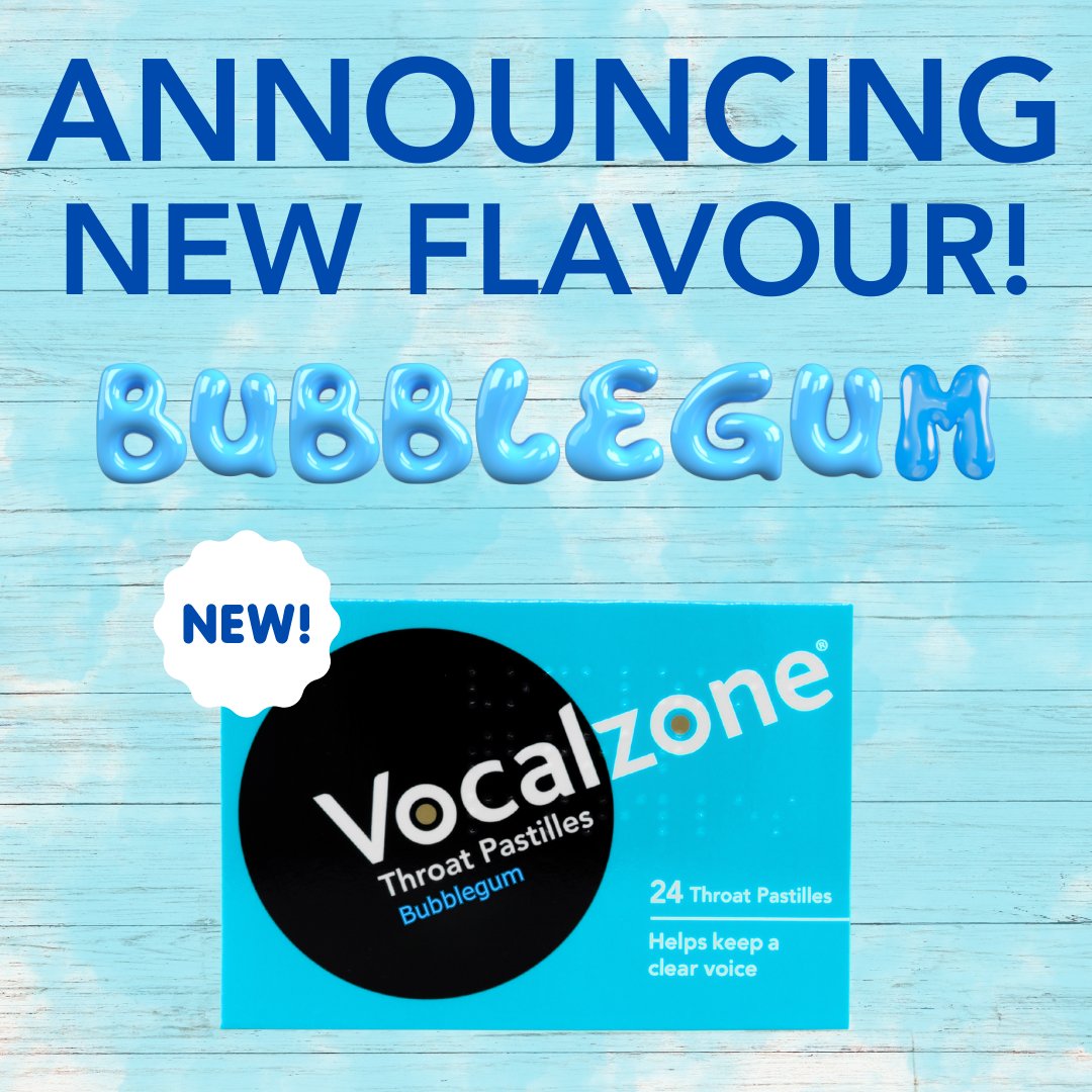 ANNOUNCING our NEW flavour! 😍🫧🍬🎵#pastilles #throatpastilles #throatcare #voicecare #vocalzone #vocalzonehq