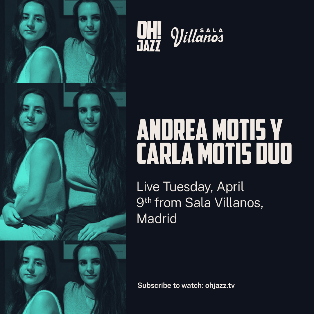 Don't miss this one-of-a-kind musical fusion! Save the date and join us for an unforgettable evening with Andrea & Carla Motis Duo. 🎵🎹 #AndreaCarlaDuo #LiveMusic #JazzNight #MadridConcerts #AndreaMotis #CarlaMotis