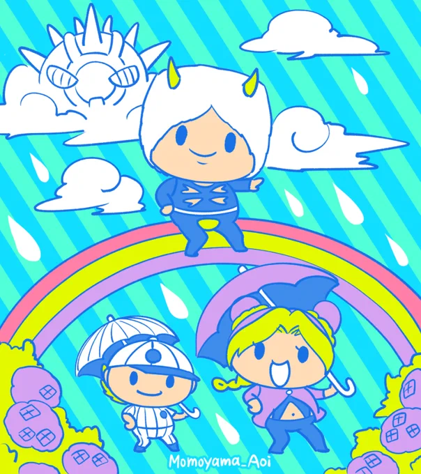 6月のジョジョ絵いろいろ🌧️☔️#jjba 