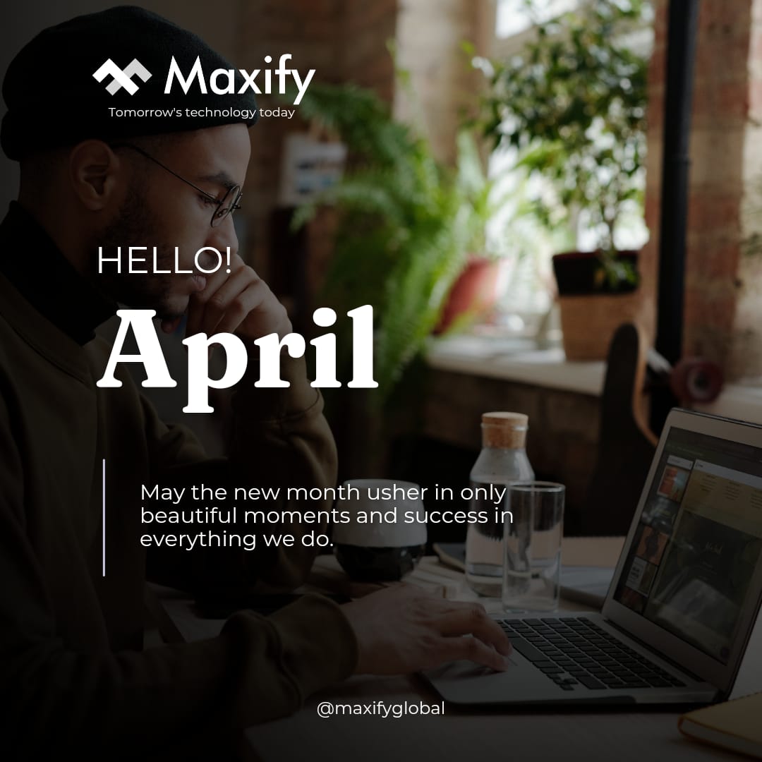 maxifyglobal's tweet photo. April brought a burst of energy and the promise of growth!
Let’s use this energy to achieve our goals, nurture our dreams, and blossom into our full potential.
Together we can make this month one for books.
#MaxifyGlobal #AprilInspiration #VoiceOurGrowth https://t.co/CcDG33tLG2