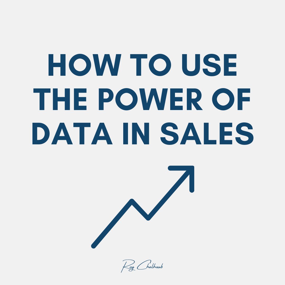 Here are a few personal tips:
Know Your Customer's Journey
Personalization is Key
Spot Trends Early
Feedback Loop
Embrace Technology

Share your go-to data hack in sales! Let's trade tips. 📊🔍 

#SalesInsights #DataDrivenSuccess