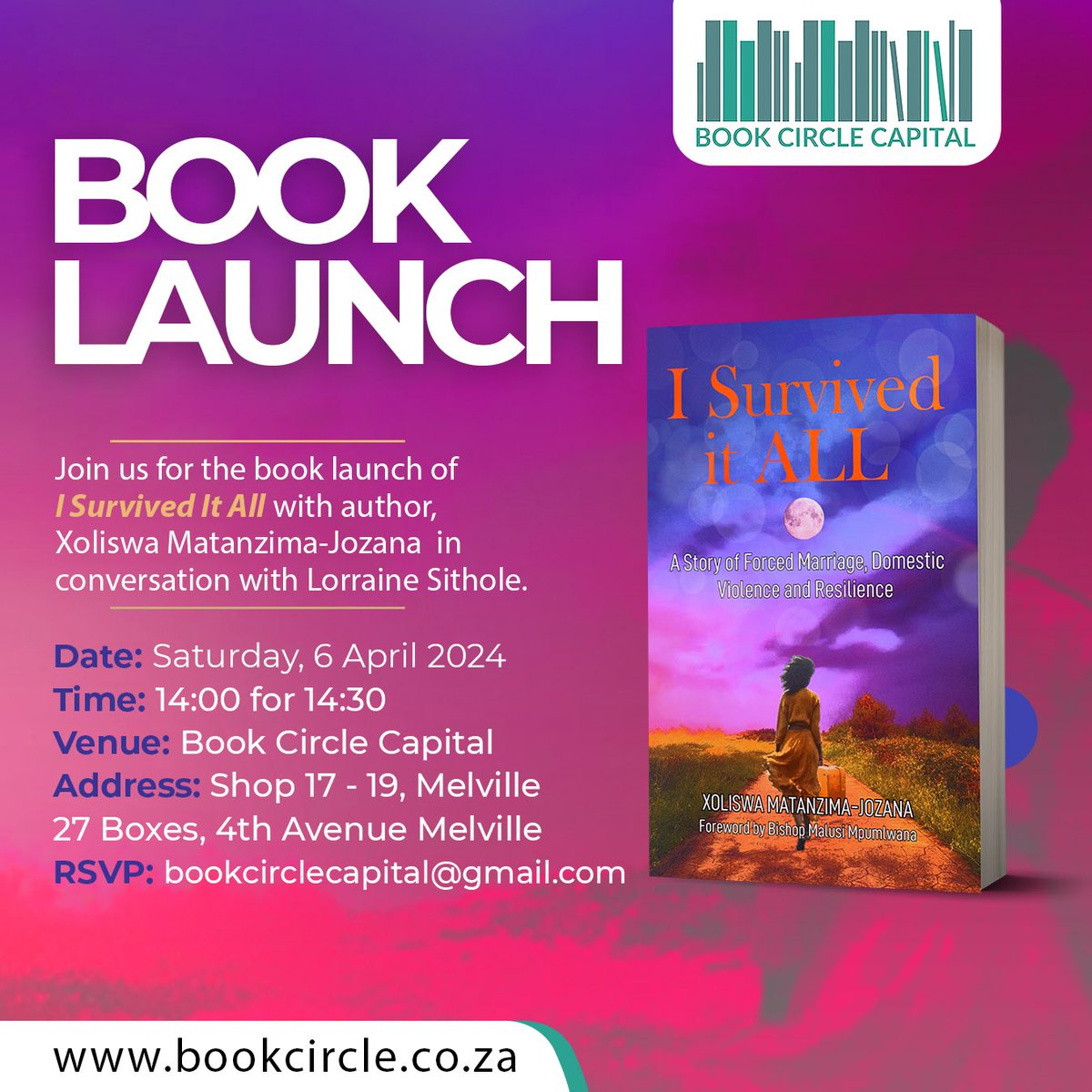Bookish events happening this week ❤️📚
@FredKhumalo @LS3841