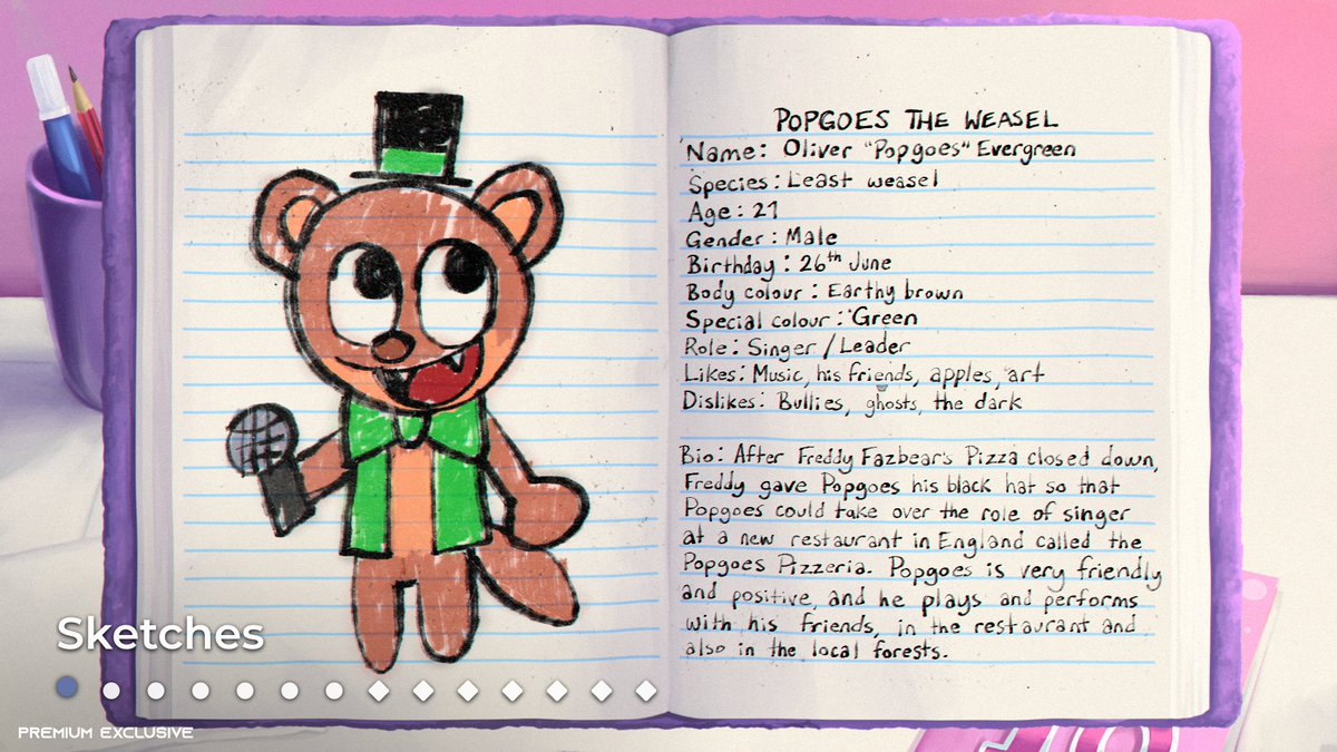 Okay, no more fooling around.

A new official Five Nights at Freddy's game has a STEAM PAGE!

Wishlist myPOPGOES on Steam now: store.steampowered.com/app/2429350/my…

Play as Stone. Play at Candy's. Play "Longest Popgoes".

Oh my, and Popgoes' real name is...

#fnaf #popgoes