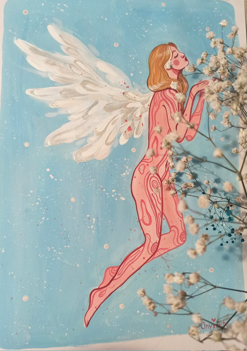 Onyxarty's tweet photo. @jawniest Here is one of my fairies 🤍 https://t.co/IfRPs5X8za