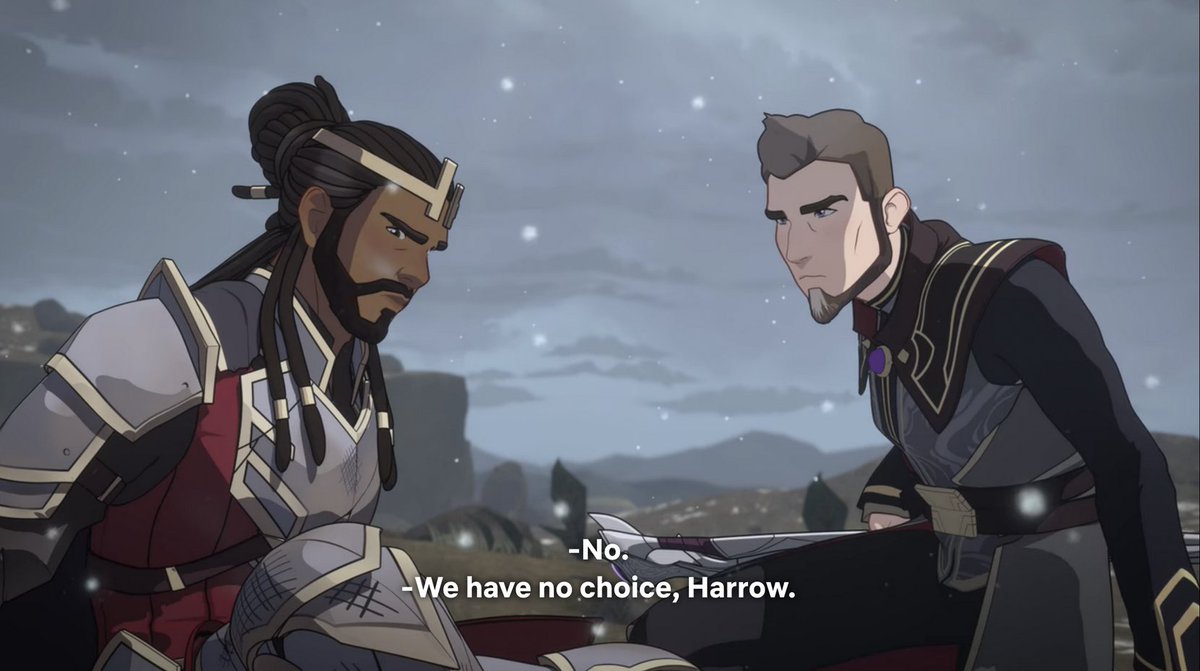 wordswdragons's tweet photo. new week and still thinking about #kingharrow and #tdpviren #thedragonprince https://t.co/7QpI3FC6sP