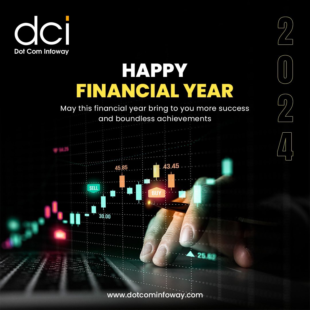 Cheers to a prosperous financial year 2024! Gratitude to our amazing clients for their continued trust and support. Here's to new beginnings and endless possibilities ahead! #DotComInfoway #FinancialYear2024 #NewBeginnings #Gratitude #BusinessSuccess #ClientAppreciation