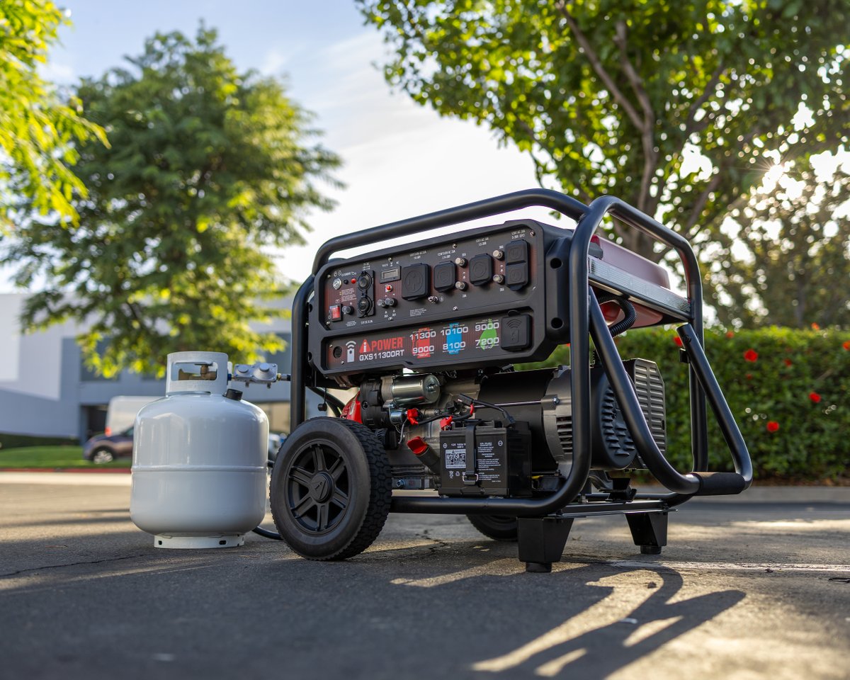 Where is a safe location to put a generator? It's important to place the generator outdoors while in use. Protect your generator from moisture, rain, snow, and flammable materials. a-ipower.com #portablegenerators #generators #invertergenerators #findyourpower