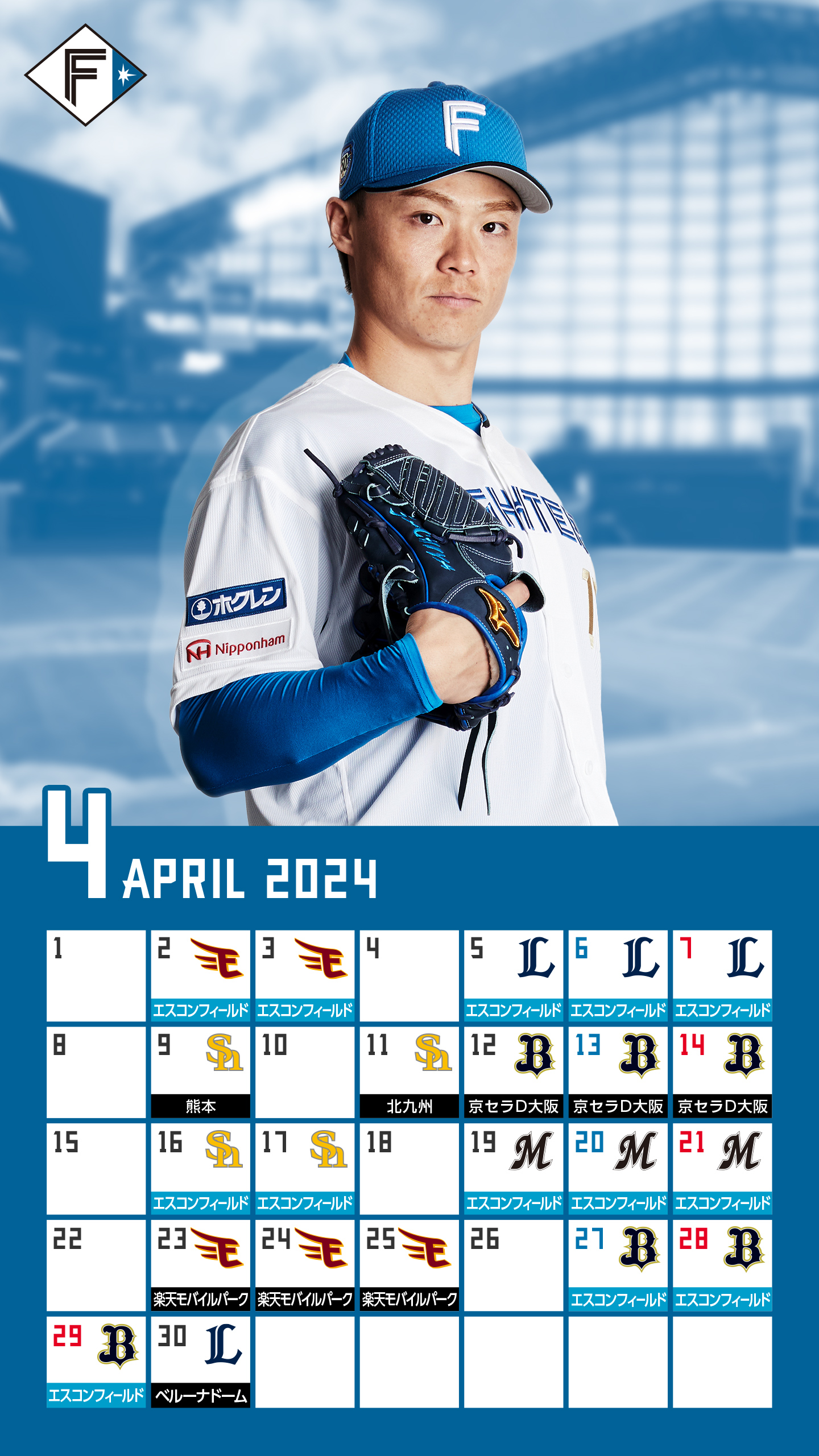 山﨑福也 #18 FAV限定 グリッターワッペン　北海道日本ハムファイターズ 山﨑福也 ファイターズ グリッターワッペン - メルカリ