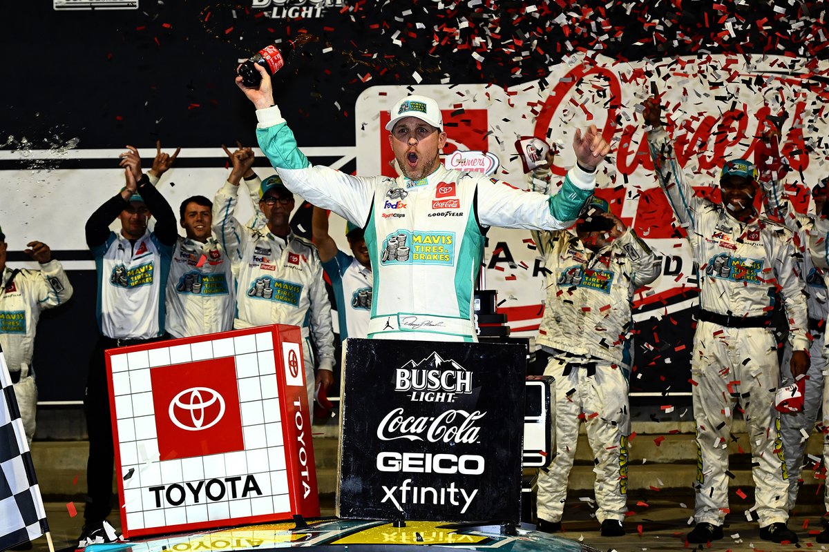 A @ToyotaRacing sweep of the #ToyotaCare250 & the #ToyotaOwners400 at @RichmondRaceway, makes sense.