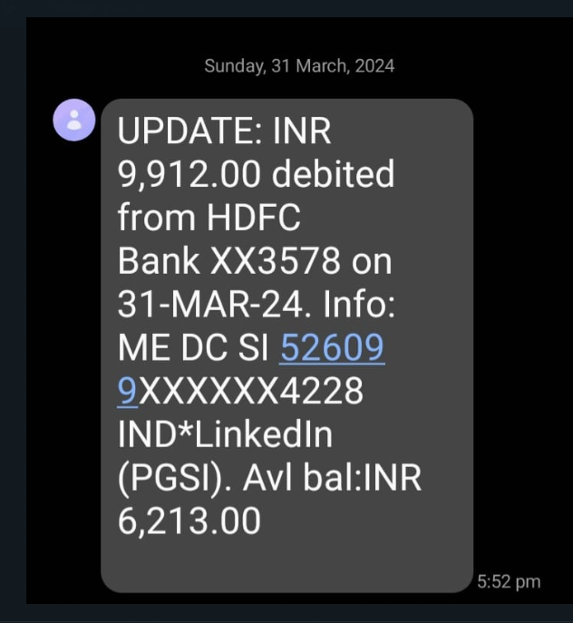 kumar_sonu02's tweet image. "Urgently need help! Accidentally signed up for auto-pay on LinkedIn, not familiar with it. Can someone please assist with refunding the charged amount of $99? Any help appreciated!  @LinkedIn @LinkedInHelp   #LinkedIn #RefundNeeded"