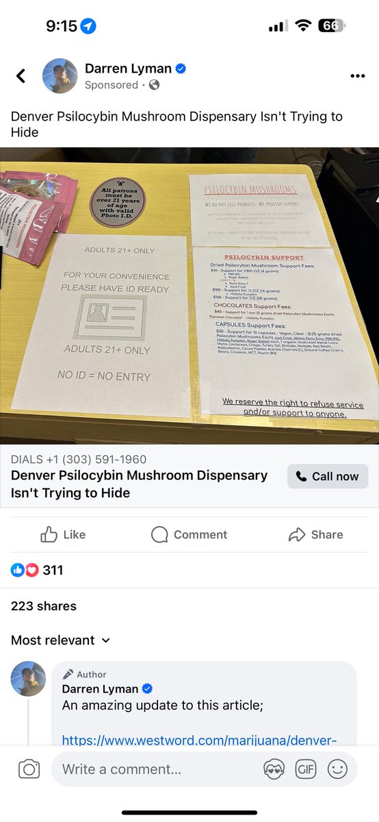 Denver got a mushroom dispensary 🤔#Denver #Colorado #psilocibyn