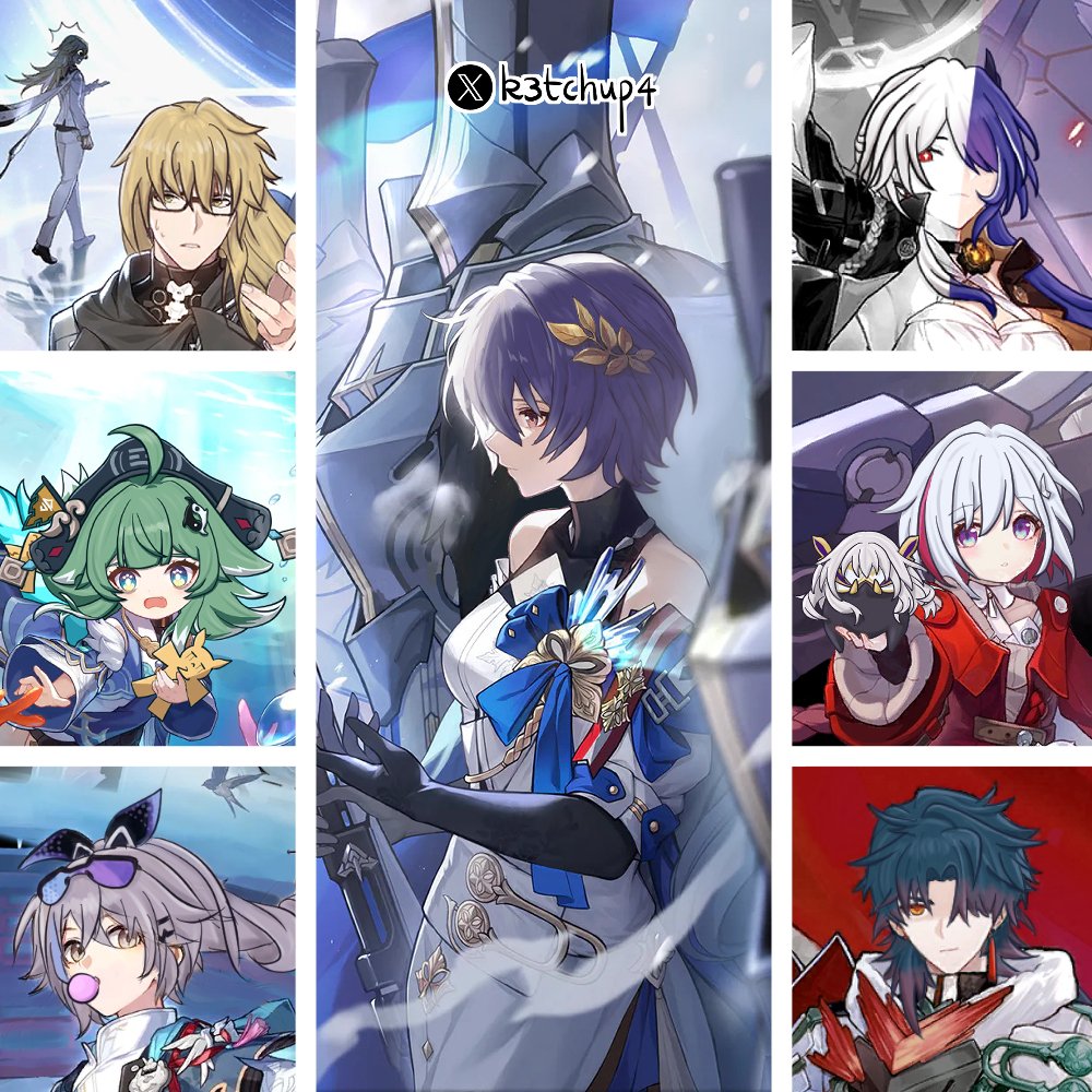 Thank you for 1000+ followers!🥳 Here is my favorite edit of each standard 5-star character so far 🤣 | 感谢大家的1000+关注！| フォロワー1000人突破ありがとうございます！

#HonkaiStarRail  #星穹铁道 #崩壊スターレイル  #붕괴스타레일 #HSRFanart