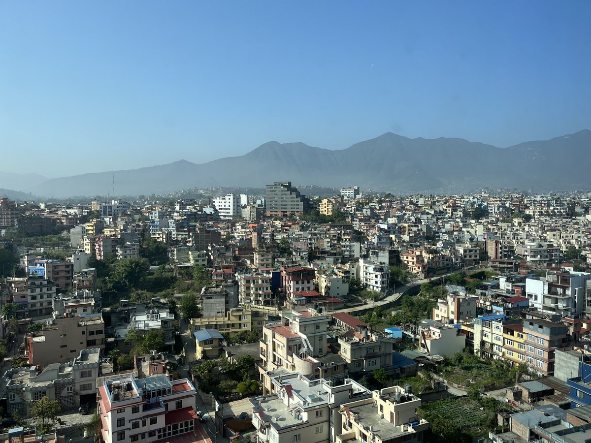 Stunning morning in Katmandu 🇳🇵☘️