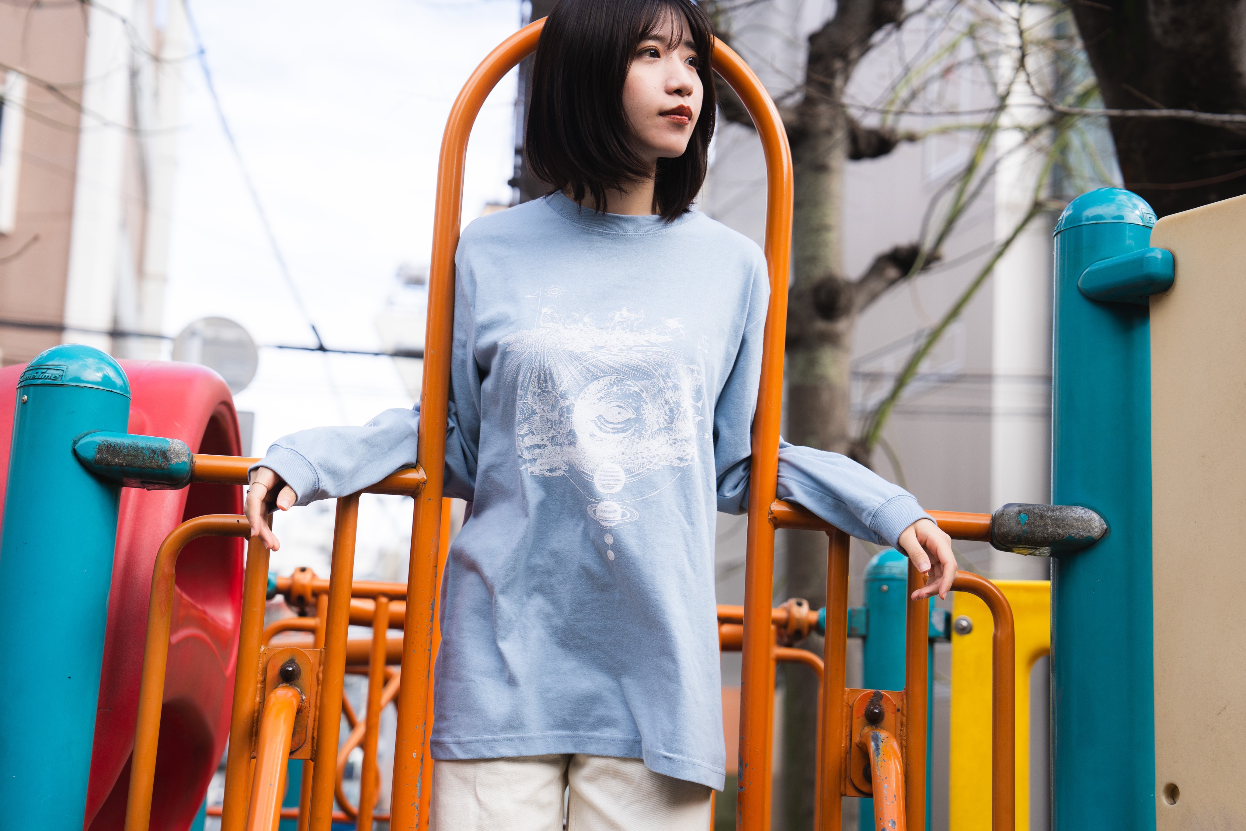 キタニタツヤ 彼は天井から見ている Tシャツ XL キタニタツヤstaff в X: „👁️NEW GOODS👁️ 彼は天井から見て
