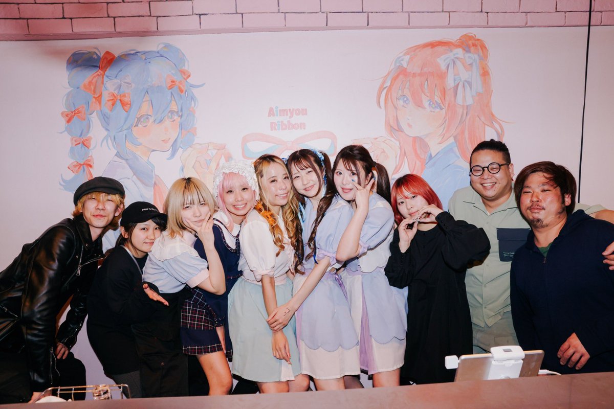 大阪心斎橋・アメリカ村Aimyou Ribbon
キャスト・スタッフ・お客様・様々な方々と0からつくってきました！

沢山の想いと感謝が詰まった時間と空間を共に過ごして下さりほんとうにありがとうございました！！！！！！！！！

"この場所"はこれからも生き続けます🎀

📸 <a href="/mini12du/">松本いづみ</a> 
#エミュリボン