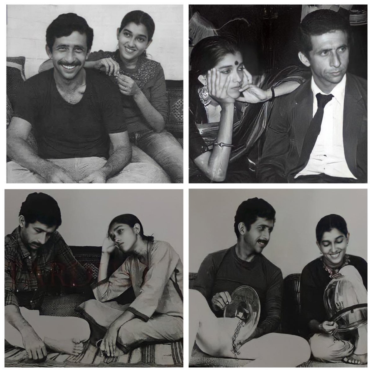 Happy 42nd Wedding Anniversary to #RatnaPathakShah and #NaseeruddinShah (1st April 1982).