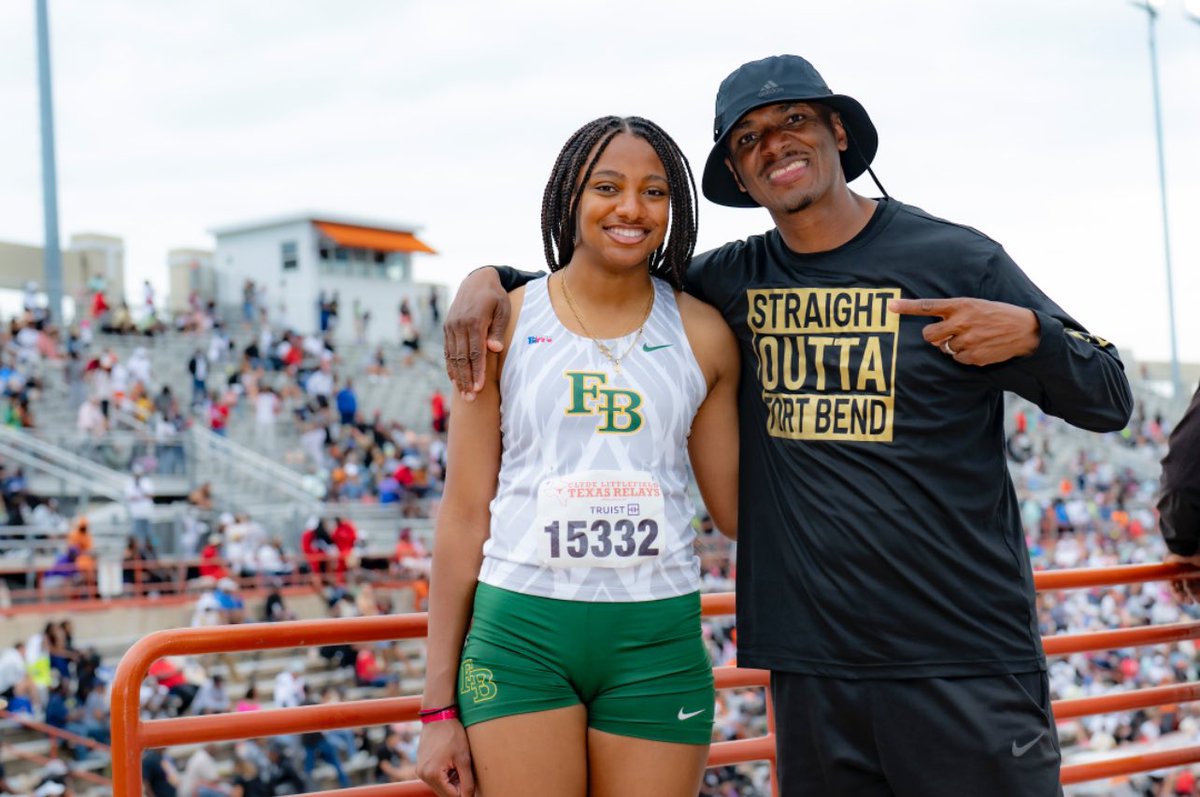 TEXAS RELAYS 2024 One proud coach with his girls. They overcame adversity and stepped up and performed on the big stage in the 4x400 (3:47.69) at the Texas Relays. Repping for the private schools. @FBTrackField @TappsTrack @TTFCA @TAPPSbiz @TXMileSplit