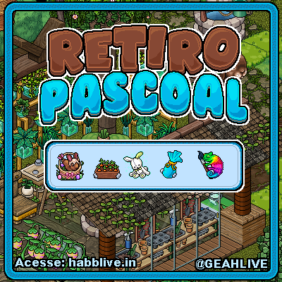 🐰 Retiro Pascoal da GeA!

Até o dia 5, estamos com as portas abertas para as nossas atividades recreativas pascoais!

Acesse habblive.in 👈