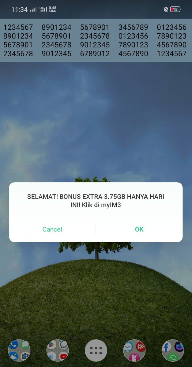 g_rachmat's tweet photo. @indosatim3 maksud kalian mke fitur class ) message buat promo nggk nggk jelas itu untuk apa ??? urgensi nya apa ??? https://t.co/v7I2Q89Mb2