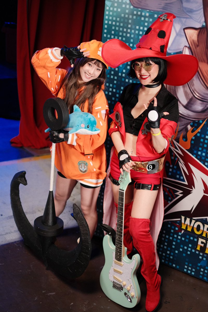 kaelynge's tweet photo. I had an incredible time at the #AWT2023 finals ❤️

Thank you to @ArcSystemWorksU and @ArcaneMaidCafe for inviting me as a guest cosplayer at the event

This fueled my passion for gaming and cosplaying even more, and I look forward to future adventures in the gaming space 🫶 https://t.co/A4u8VN52iY
