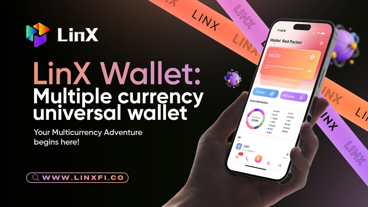 Unlock a world of financial possibilities with LinX Wallet, your ultimate multicurrency companion. Seamlessly manage diverse assets with ease and security. 

#AIBOT #LinX #DigitalFuture #EncryptedSocialDeFI #DigitalFinanceInnovation #DigitalInnovation #FutureExploration