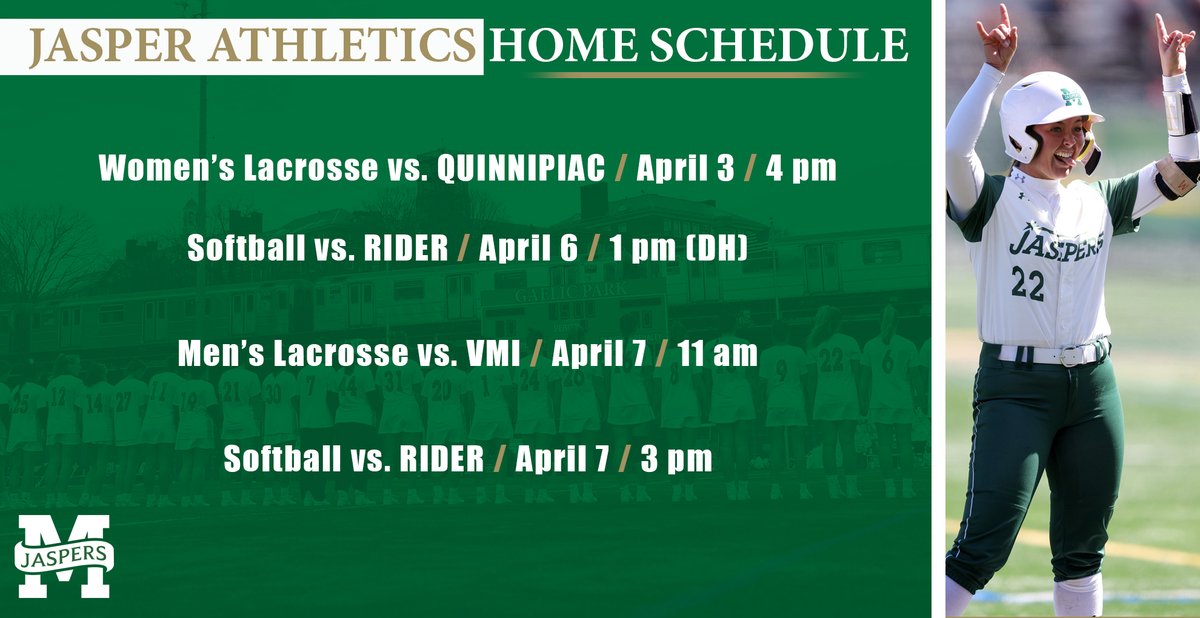 Plenty going on this week in Jasper Nation. Come on out to Gaelic Park for some FREE fun 🥍🥎