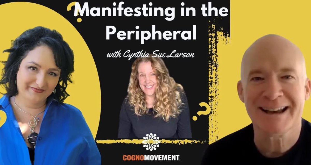 I have another amazing conversation with Bill McKenna and Liz Larson of CognoMovement, talking about manifesting in the peripheral, reality shifting and more! youtu.be/4MvtYCmJsj8