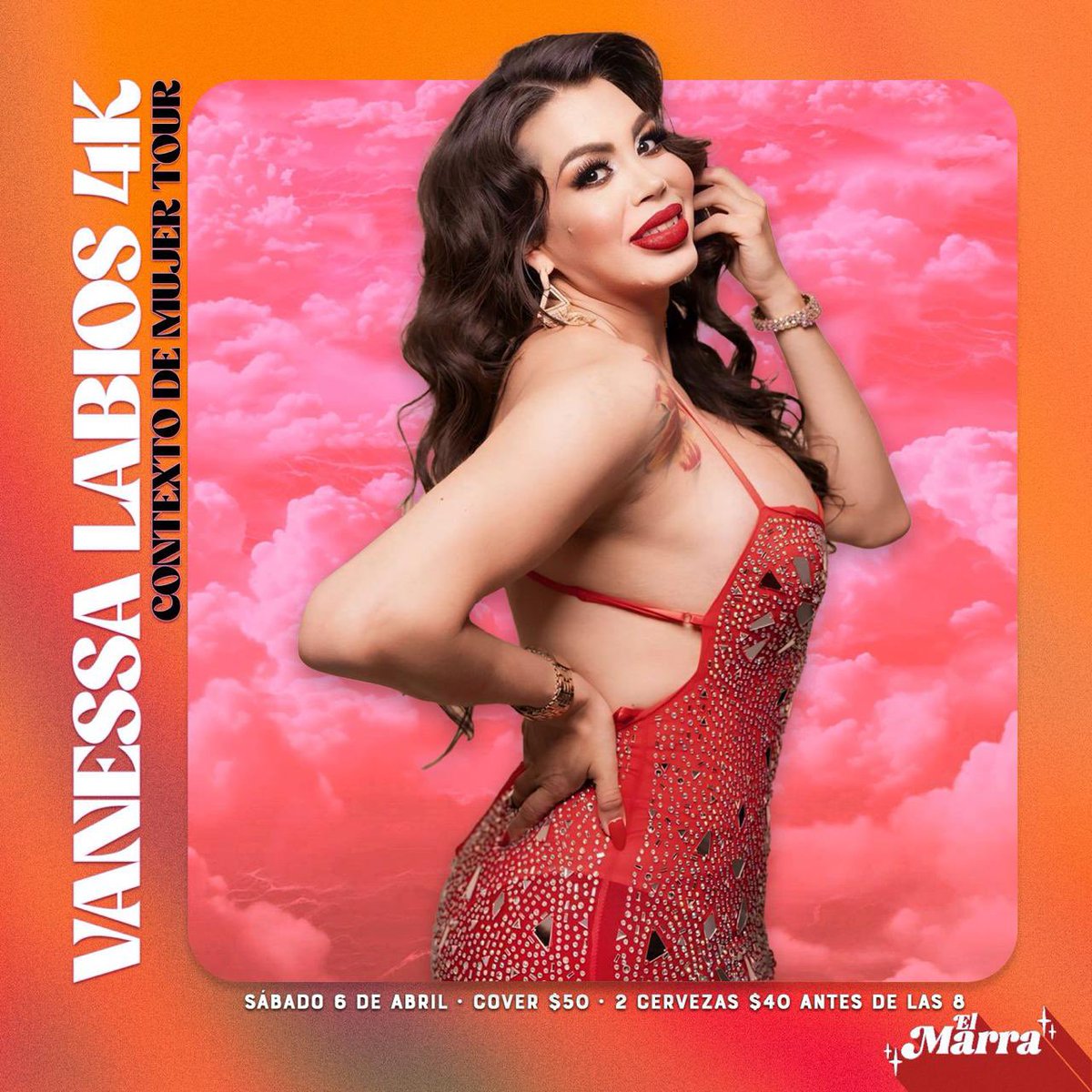 Llega a <a href="/elmarrasalon/">El Marra</a> con su Tour “CONTEXTO DE MUJER” <a href="/vanessalabios4k/">Vanessa Labios 4k</a> 

Cover $50.00 pesos

📍 República de Cuba N18 Col. Centro CDMX