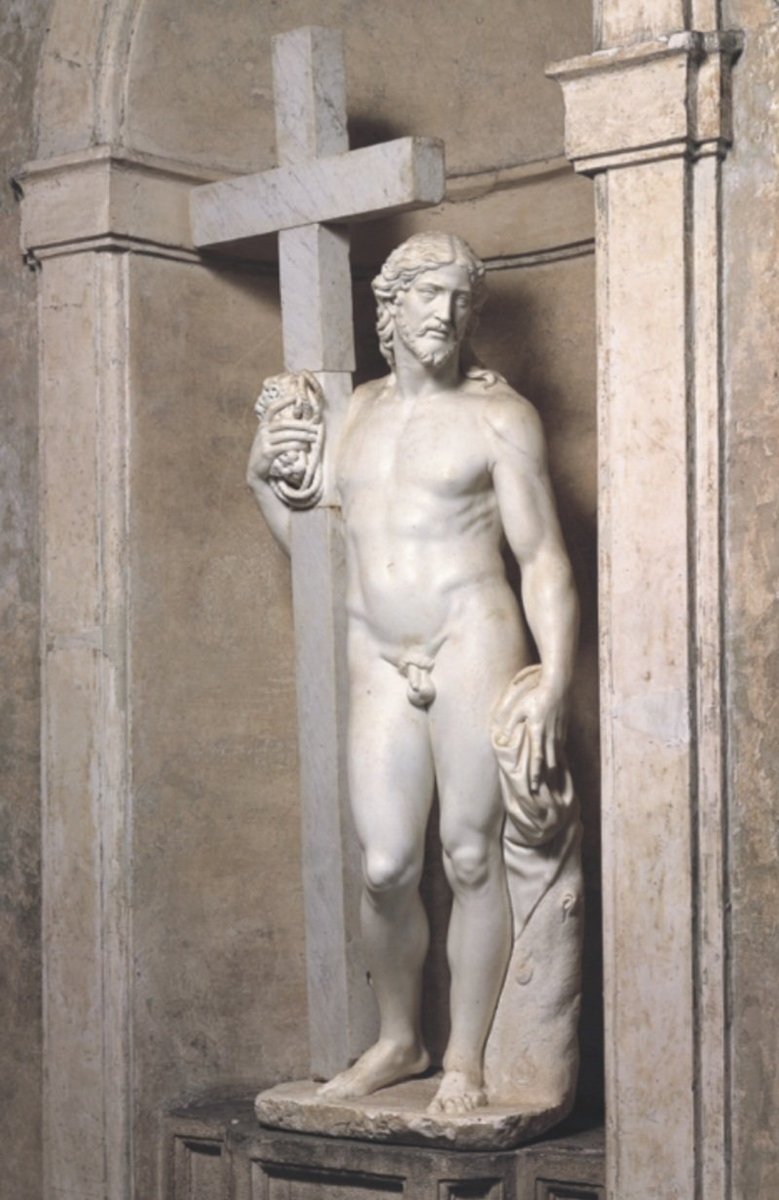 🔴 ÚLTIMA HORA Abogados Cristianos pide a la Fiscalía que acuse a un tal Michelangelo Buonarroti por representar a un cristo desnudo y afeminado, una burla a los cristianos.