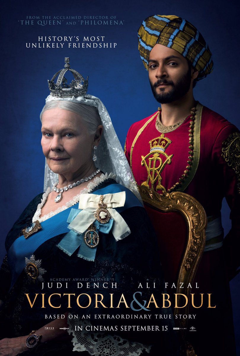 A cheerfully naive clerk from India visits England to bestow a gift on Queen Victoria, then strikes up an unlikely friendship with the lonely monarch. #VictoriaAndAbdul (2017) by #StephenFrears, ft. #JudiDench @alifazal9 & @adeelakhtar1234, now streaming on @NetflixIndia.