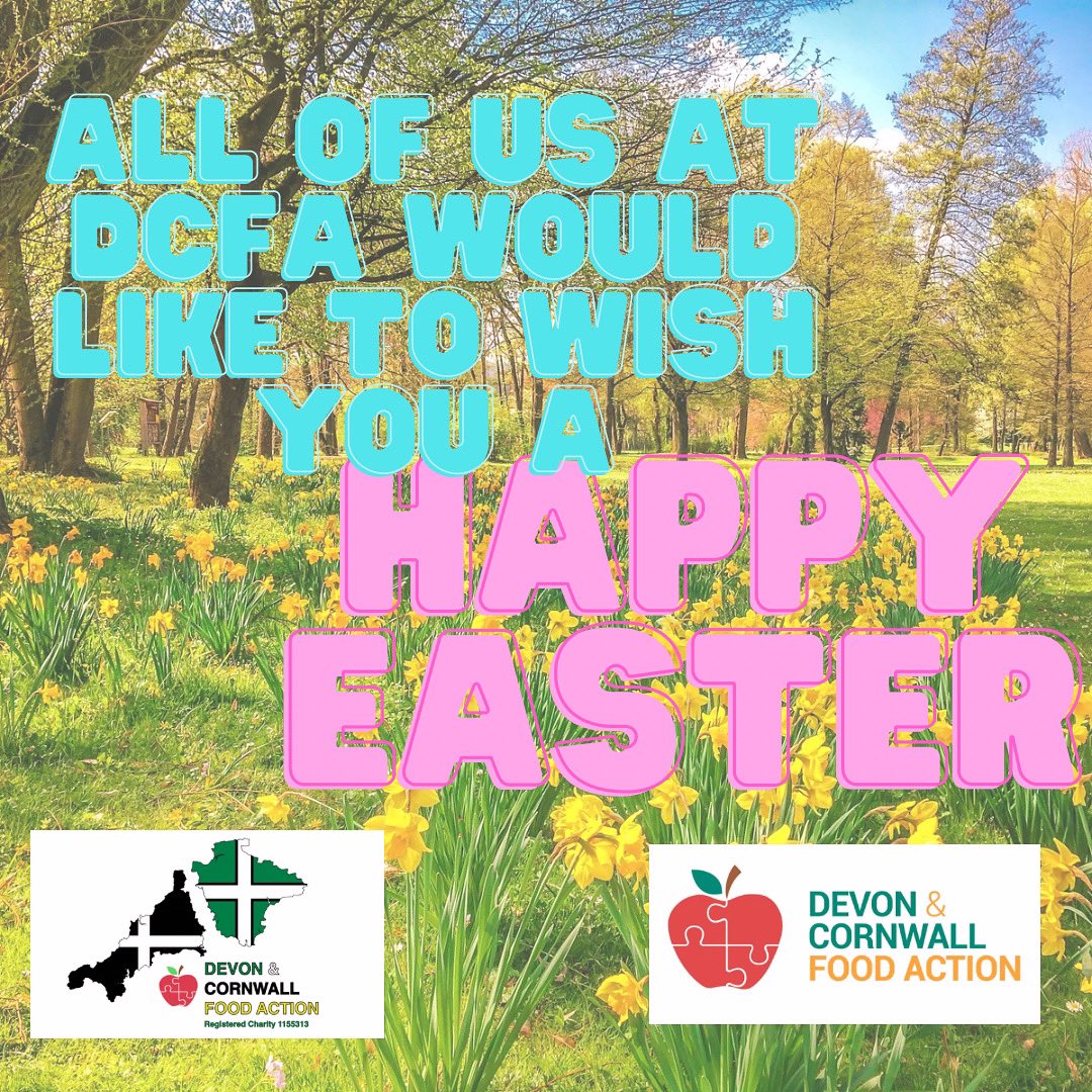 Happy Easter to all 🌼

#plymouthcharity  #dcfacharity  #foodchangeslives  #saynotofoodpoverty  #communitycharity  #devoncharity  #foodpoverty  #foodrevolution 
#cornwallcharity