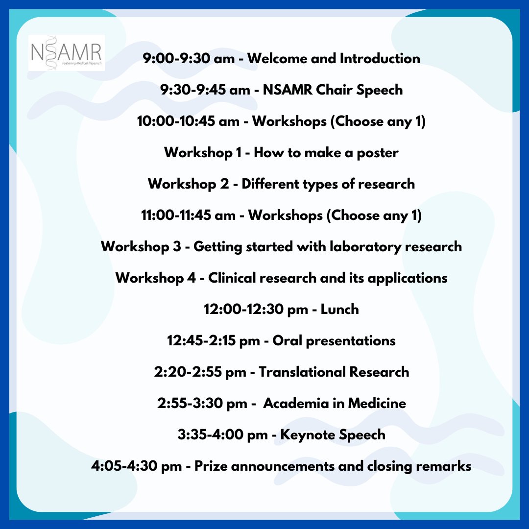 We are excited to announce the schedule for conference day. Stay tuned for more details about our speakers who have taken out time to share their experiences with us!
