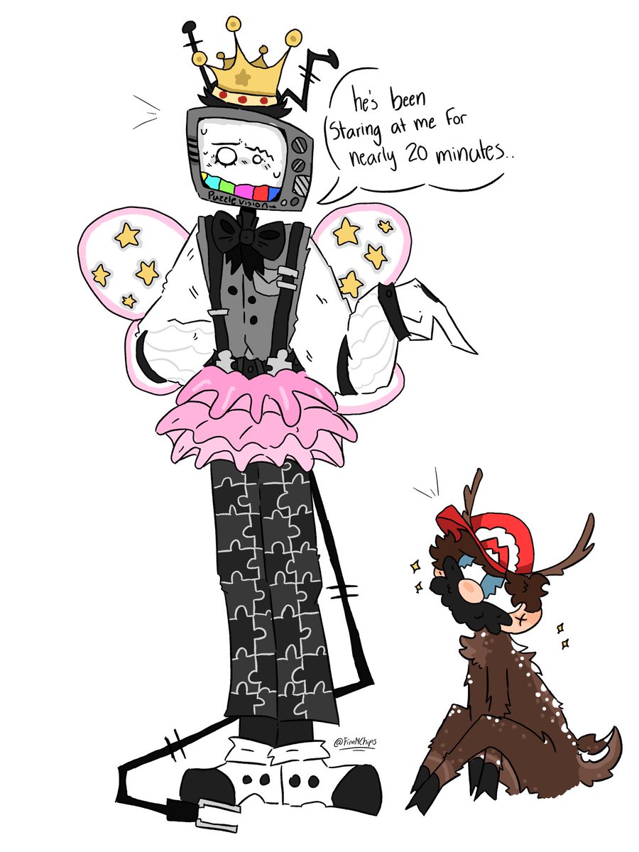 rottedraptor's tweet photo. silly little idea I had in my head earlier
( I can’t draw skirts help )
{ #smg4fanart #SMG4 #smg4adware #Puzzlevision } https://t.co/m34sntZFJq