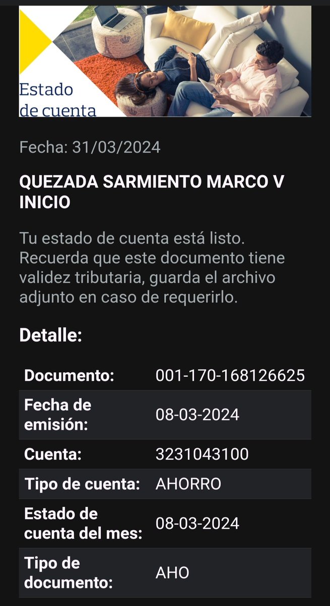 MarcoQuezada64's tweet photo. Una vez más llegó a mi correo un estado de cuenta que @BancoPichincha me envía a pesar de que he informado de su error, y que tengo que llamar a ecuador para resolver "mi situación" https://t.co/mNrAYwaa1L